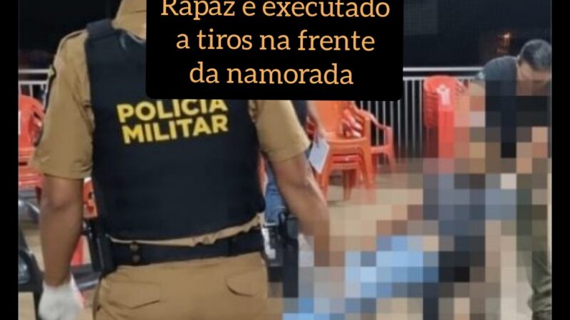 Rapaz é executado na frente da namorada que comemorava aniversário no Paraná