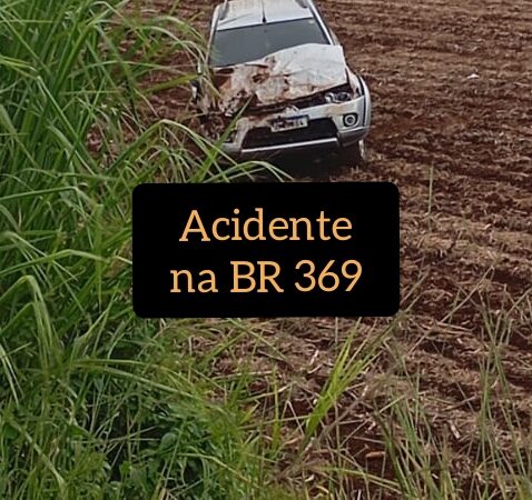 Quatro ficam feridos em acidente na BR 369