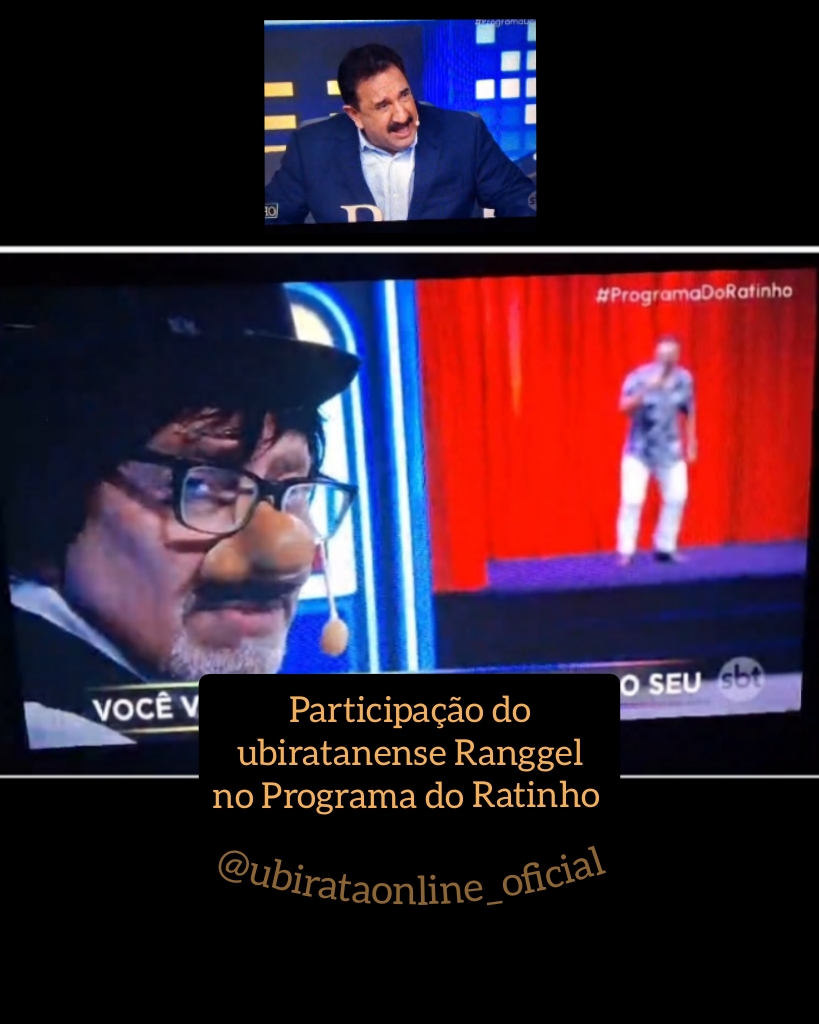 Participação do ubiratanense Ranggel no Programa do Ratinho