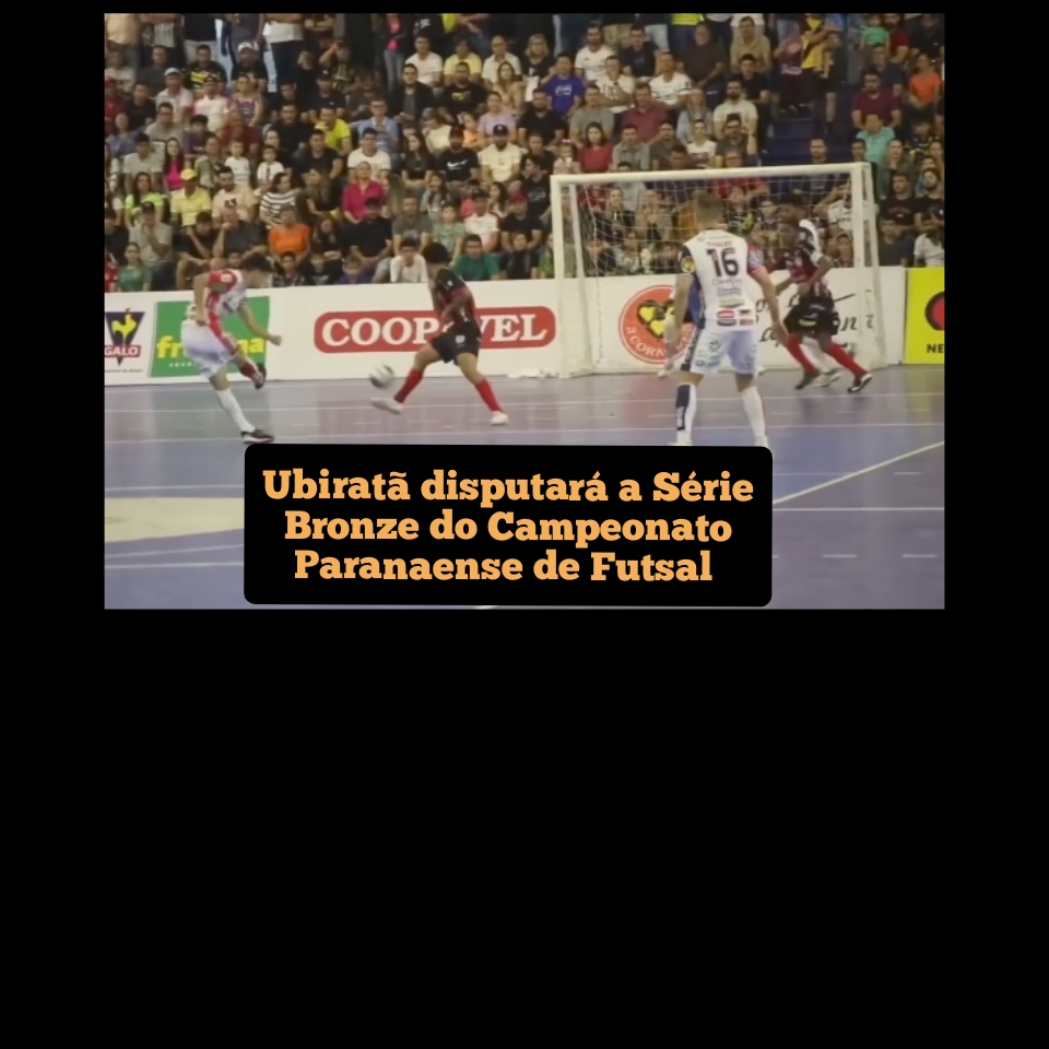 Ubiratã disputará a Série Bronze do Campeonato Paranaense de Futsal