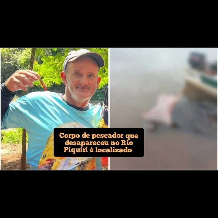 Corpo de pescador que desapareceu no Rio Piquiri é localizado