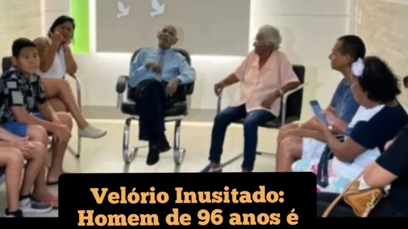 Velório Inusitado: Homem de 96 anos é velado sentado em poltrona
