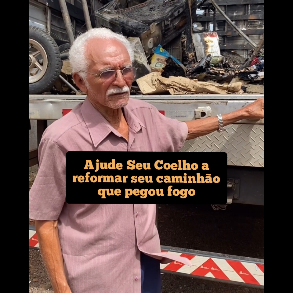 Ajude Seu Coelho: Família faz “vaquinha” para reformar caminhão que pegou fogo em Ubiratã