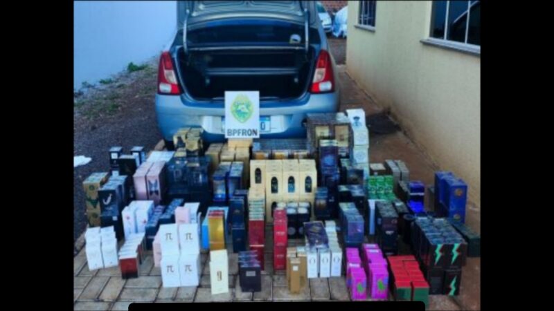 BPFRON apreende veículo carregado de perfumes importados avaliados em quase 193 mil reais em Juranda