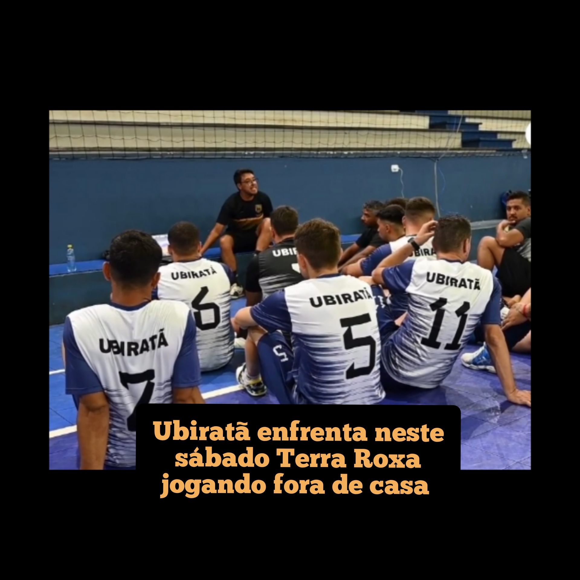 Ubiratã Futsal enfrenta neste sábado a equipe de Terra Roxa, fora de casa