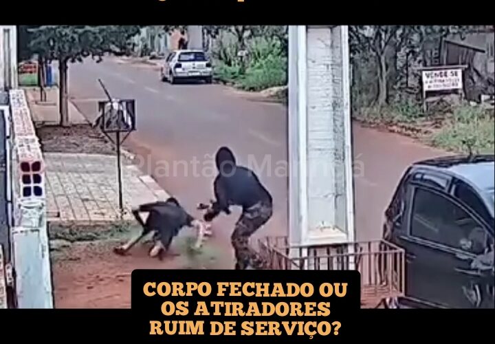 CORPO FECHADO OU OS ATIRADORES RUIM DE SERVIÇO? (Imagens impressionantes)