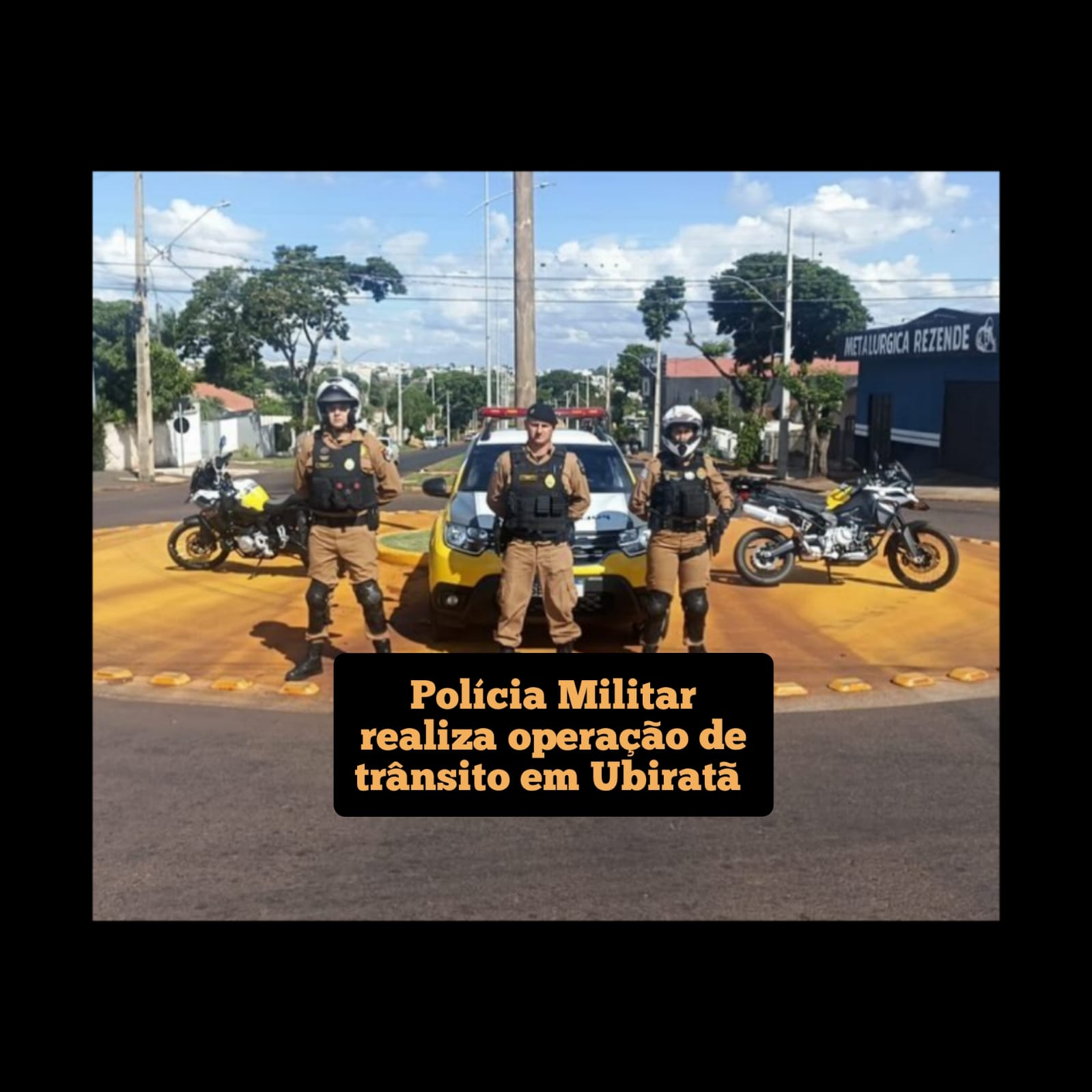 Policia Militar realiza operação de trânsito em Ubiratã