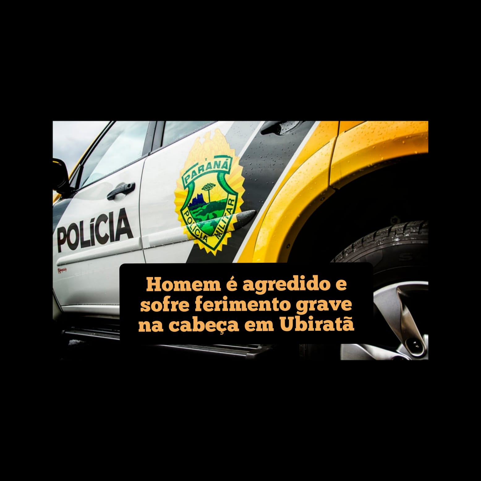 Homem é agredido e sofre ferimento grave na cabeça em Ubiratã