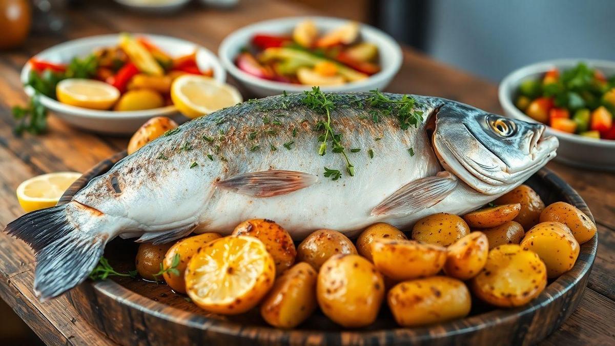 peixe-assado-com-batatas-suculento-e-facil-pronto-em-menos-de--minutos-com-ingredientes-da-despens