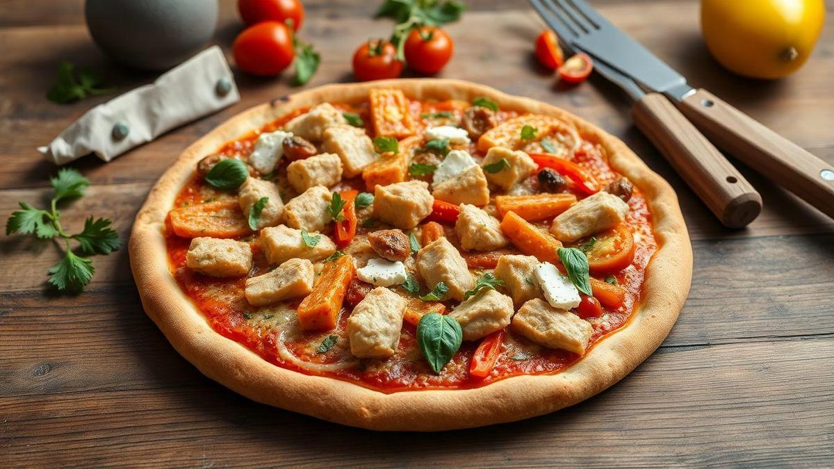 pizza-caseira-de-frango-incrivelmente-suculenta-com-preparo-rapido-em-menos-de--minutos