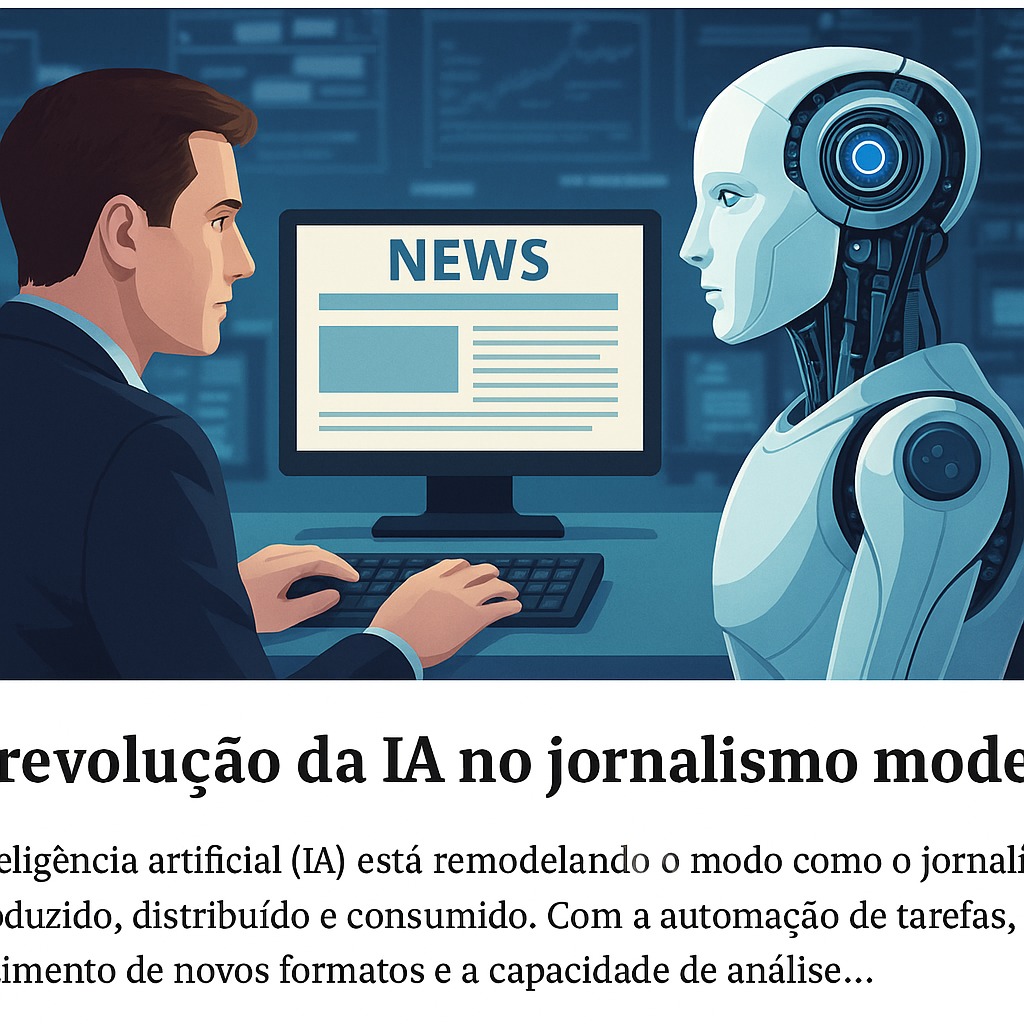 A revolução da IA no jornalismo moderno