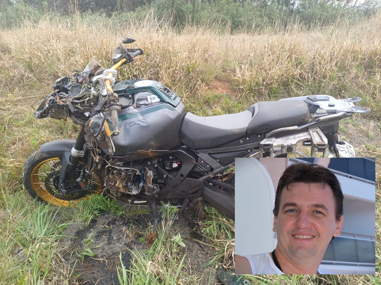 Empresário Paulo Roberto Malinski morre em acidente com moto BMW na BR-153