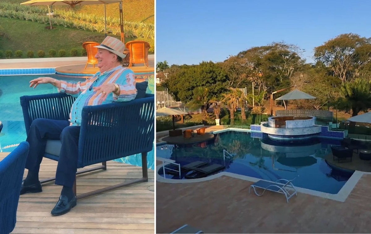 Raul Gil mostra uma das suas mansões em condomínio em SP: ‘Comprei cinco casas aqui’