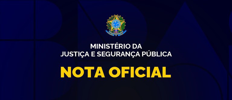 Nota oficial — Sistema do Governo Federal registra nove casos de intoxicação por metanol — Ministério da Justiça e Segurança Pública