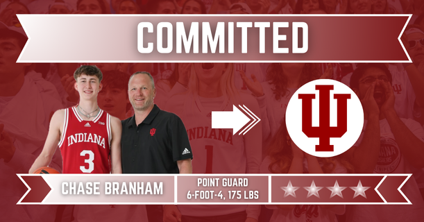 National top-35 class of 2027 prospect Chase Branham, an outstanding point guard, commits to Indiana