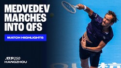 Highlights: Medvedev cruises past Basavareddy in Hangzhou 2025 opener | ATP Tour