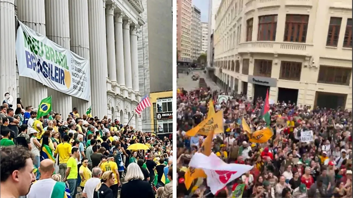 Curitiba registra diferentes manifestações neste domingo (21)