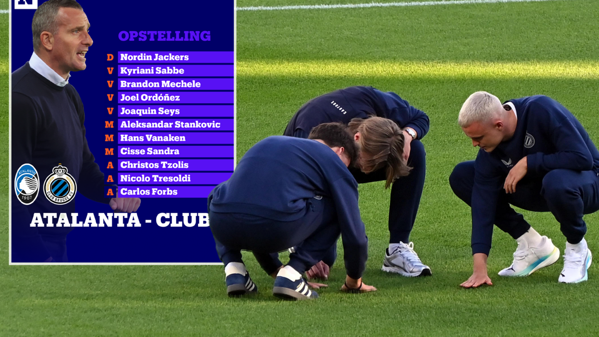 Nicky Hayen kiest opnieuw voor Cisse Sandra op het middenveld: dit is de basisopstelling van Club Brugge tegen Atalanta
