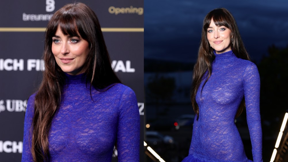 Dakota Johnson Holds Court in Sheer Gucci Gown at Zurich Film Festival