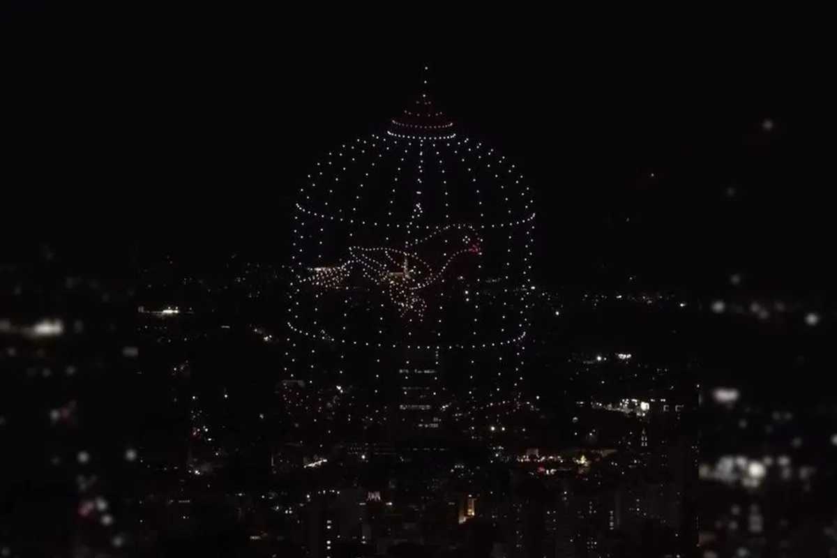 Drones em Curitiba divulgam 3ª temporada de Alice in Borderland