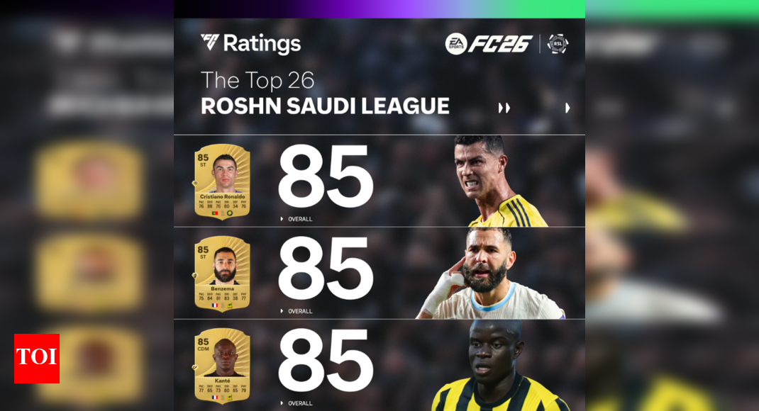 Top Saudi Pro League stars Cristiano Ronaldo Al Nassr, Kingsley Coman Al Nassr, Moussa Diaby Al Ittihad in EA Sports FC 26 | Saudi Football News
