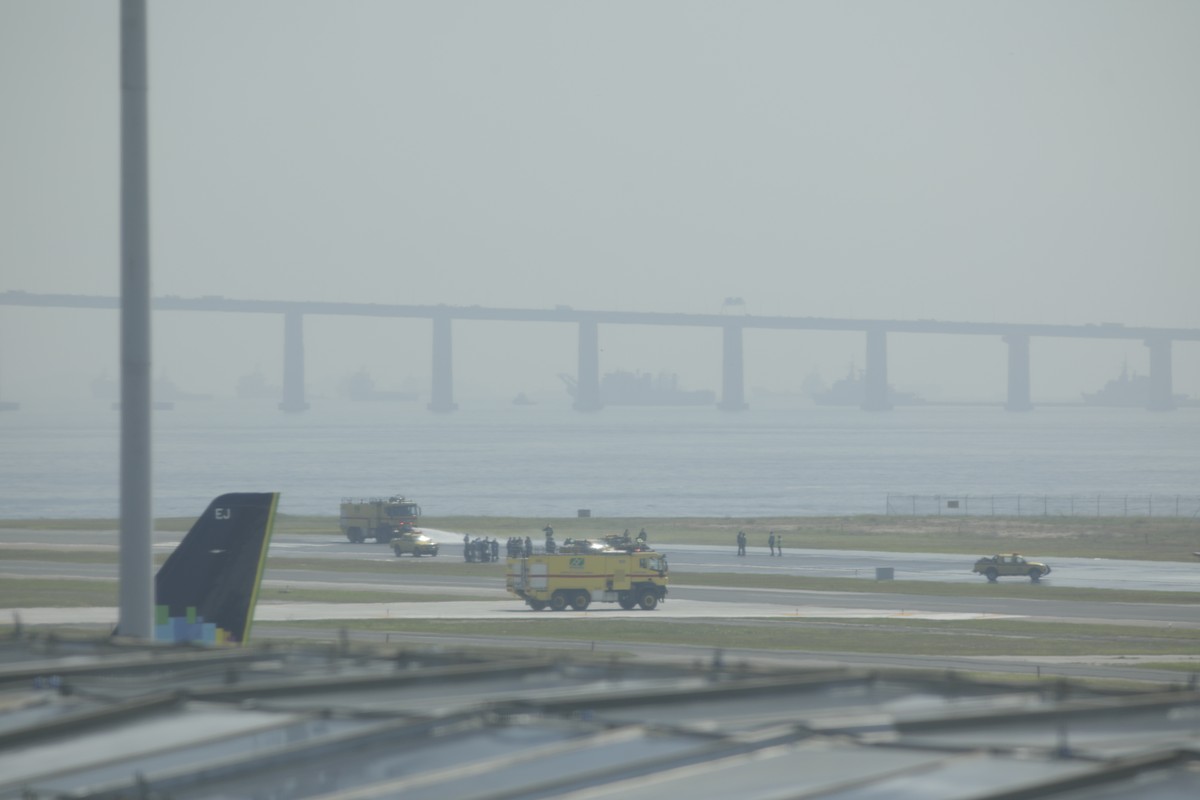 o que falta esclarecer sobre vazamento de óleo que fechou o Santos Dumont por 12 horas