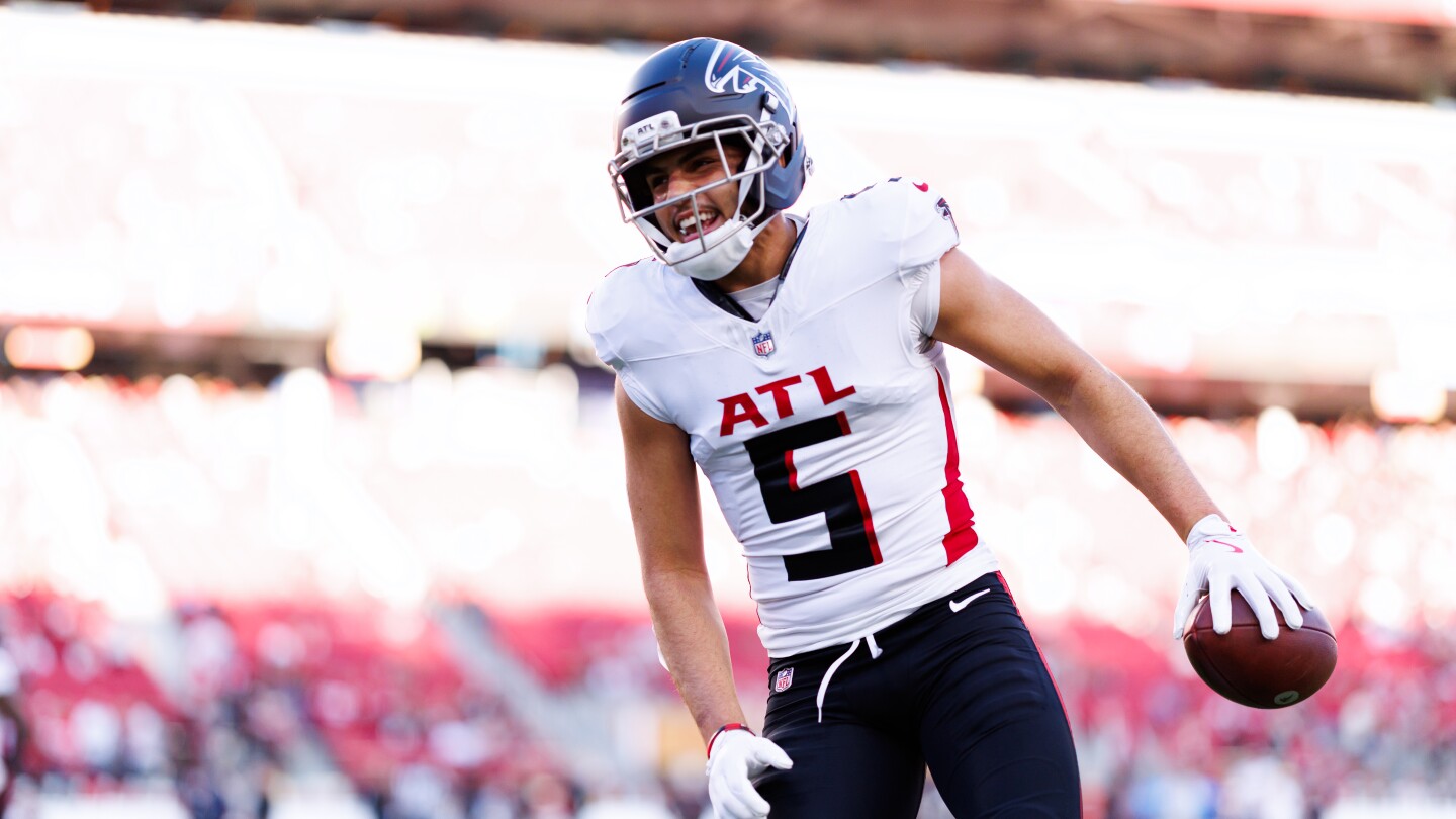 Falcons update WR Drake London to questionable with hip injury