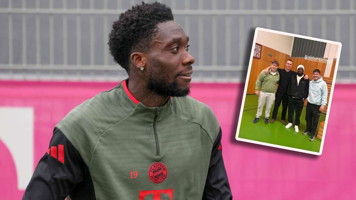 Bayern-Star Davies überrascht mit Besuch bei Dachauer Amateurklub