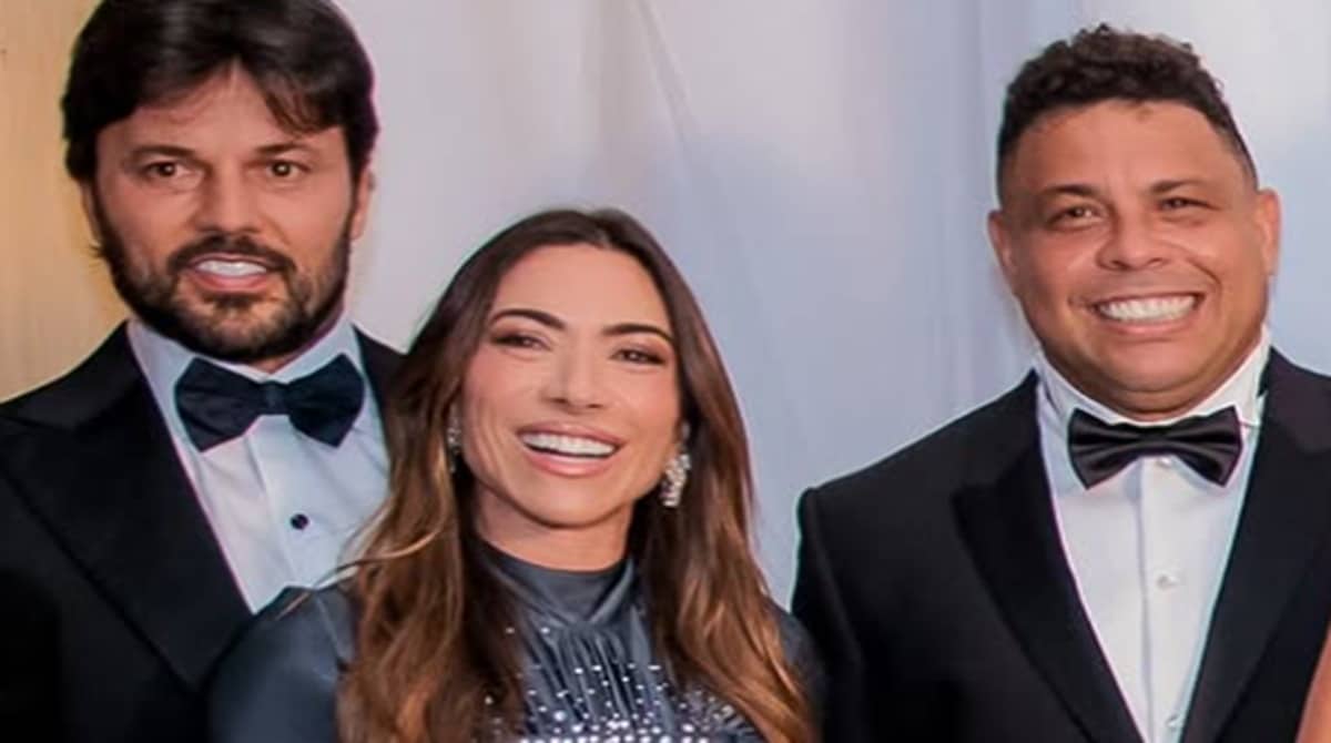 Patrícia Abravanel exibe encontro do filho com Ronaldo Fenômeno