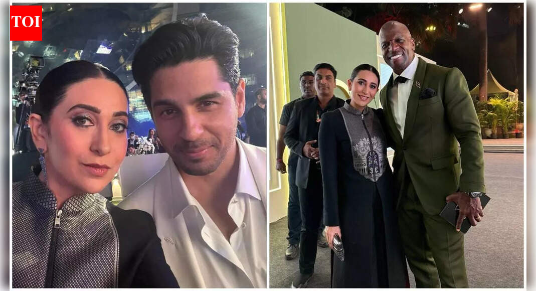Karisma Kapoor’s viral moment with Terry Crews of Brooklyn Nine-Nine fame grabs attention amid Sunjay Kapur’s Rs 30,000 crore inheritance battle |