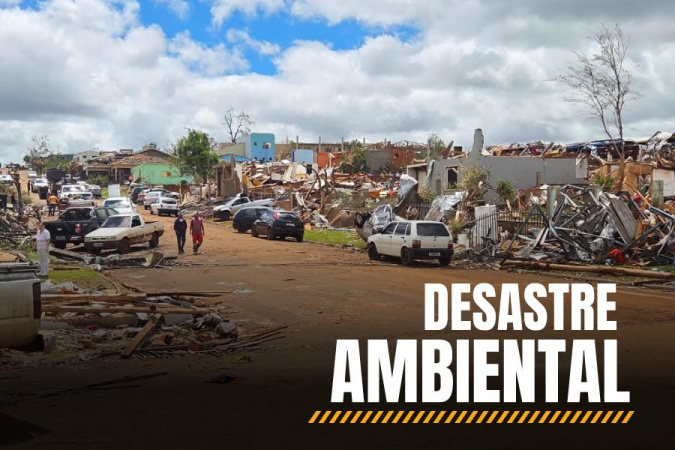 MPPR cria comitê de crise para apoiar municípios atingidos por tornado no Centro-Sul e Oeste do Estado 