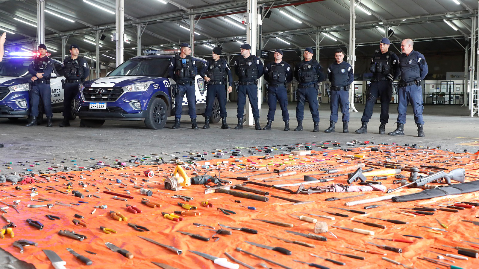 SESPPRO faz mais de 20 mil abordagens, apreende 44 armas de fogo e retira mais de 9 mil armas brancas das ruas em 2025