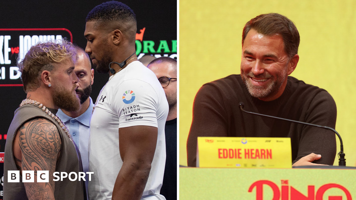 Jake Paul vs Anthony Joshua: Eddie Hearn has no ‘real defence’ for bout but insists fight not scripted