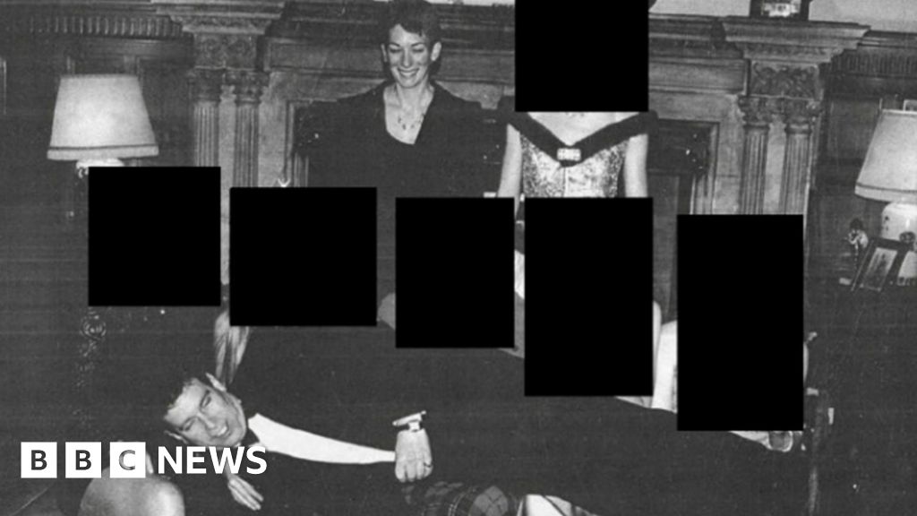 Photo of Andrew lying on laps at Sandringham in new Epstein files