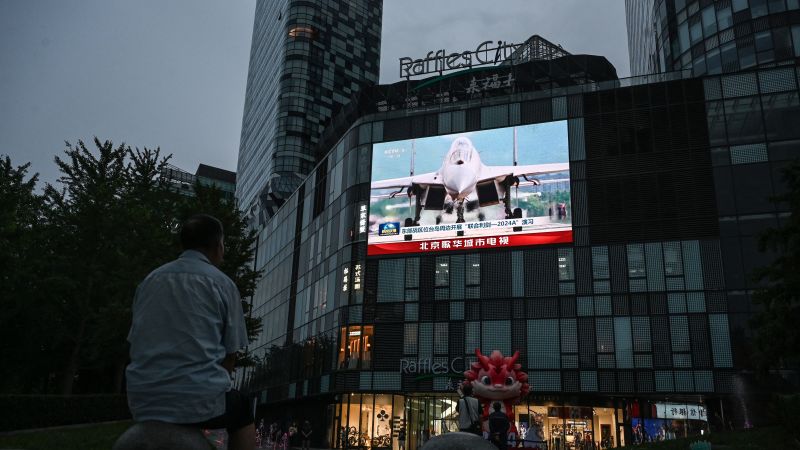 China announces major military drills around Taiwan in ‘serious warning’ against any push for independence