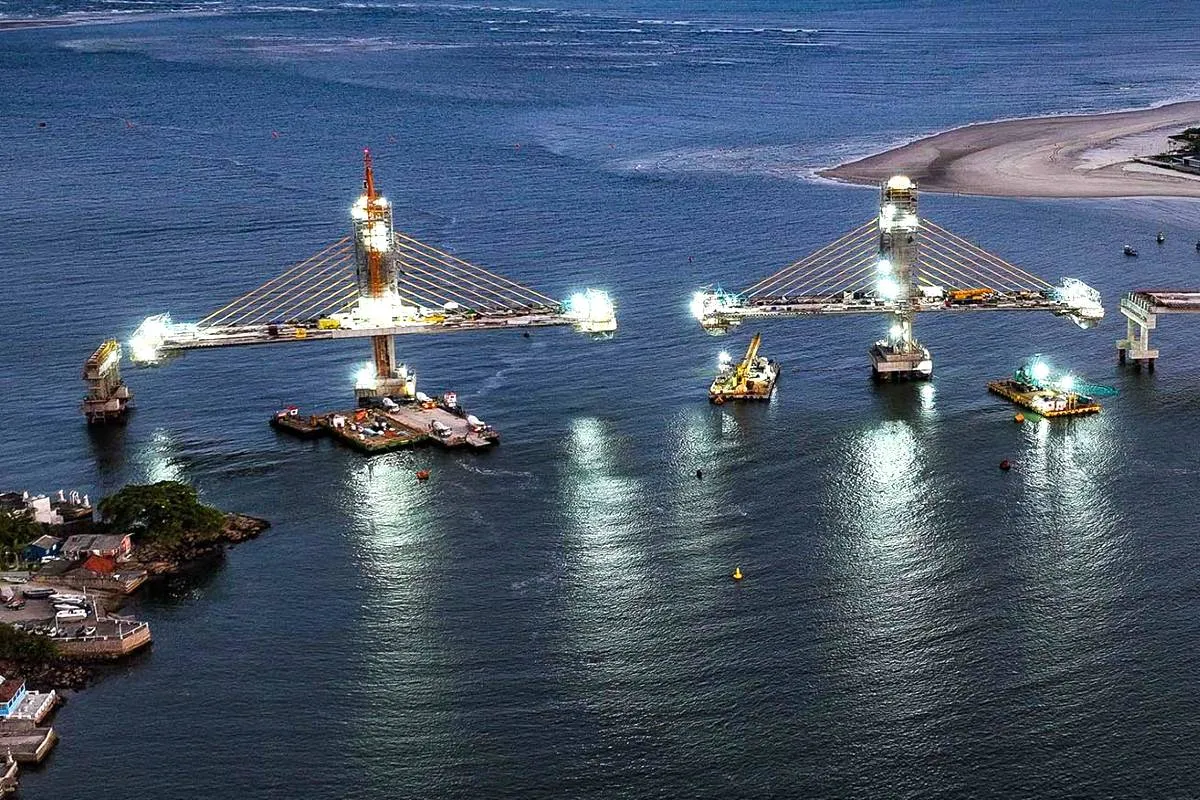 Ponte de Guaratuba terá queima de fogos de 15 minutos na virada de ano