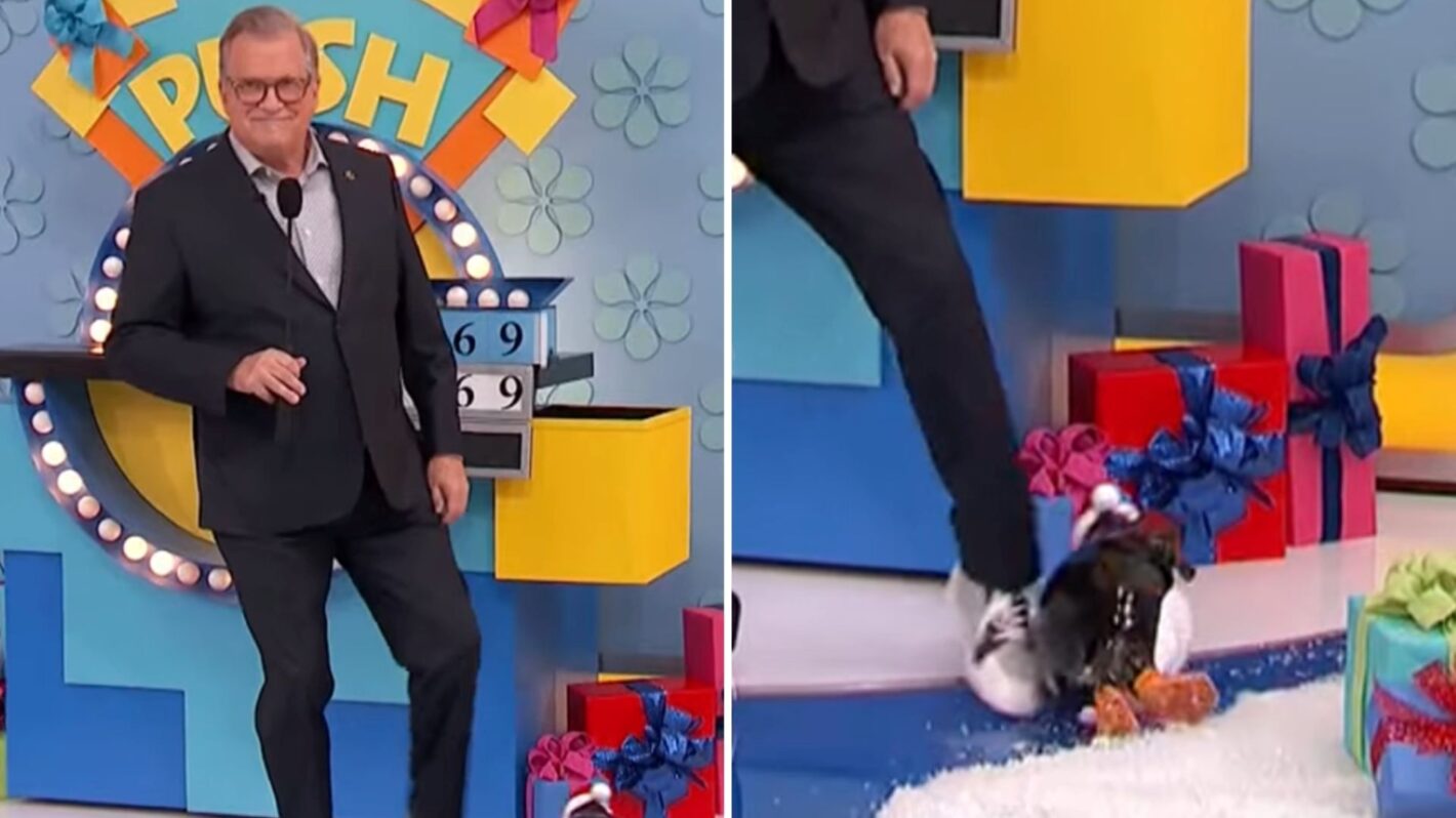 Drew Carey Kicks ‘Penguin’ After Show Mishap
