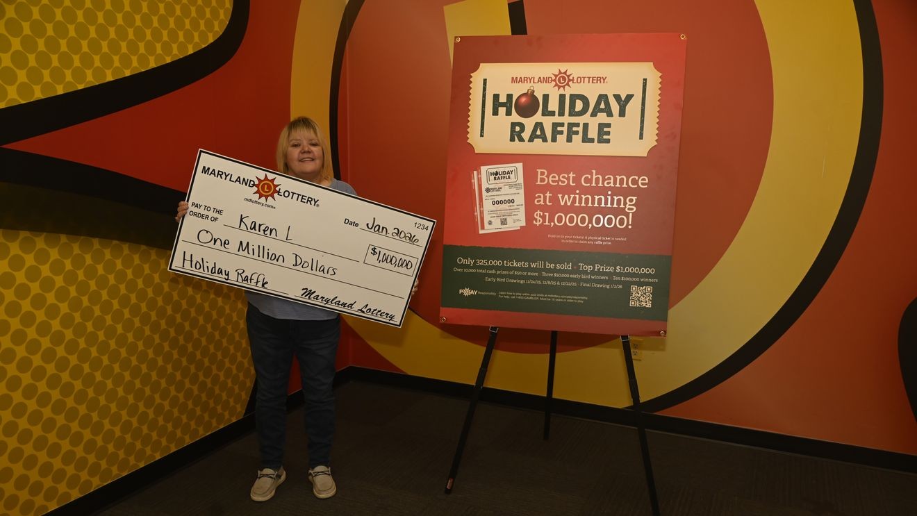 Rosedale woman wins $1 million in Maryland Lottery’s holiday raffle