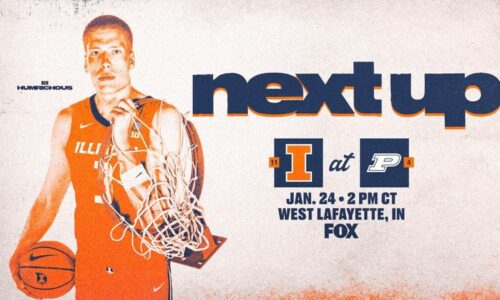 #11th-Ranked Illini Visit #4 Purdue Saturday