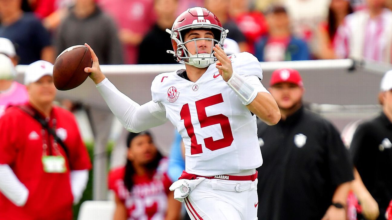 Alabama QB Ty Simpson says he’s entering NFL draft