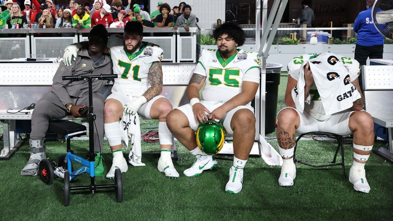 Turnovers doom Oregon to another ugly CFP exit