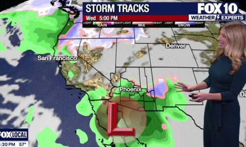 Arizona weather forecast: First of 2 storms begins moving across the state