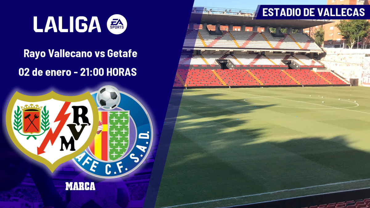 Rayo Vallecano – Getafe: horario, dónde ver en TV y canal del partido de LaLiga EA Sports