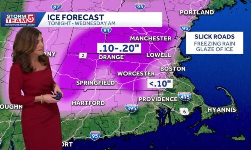 Freezing rain, ice moves in tonight