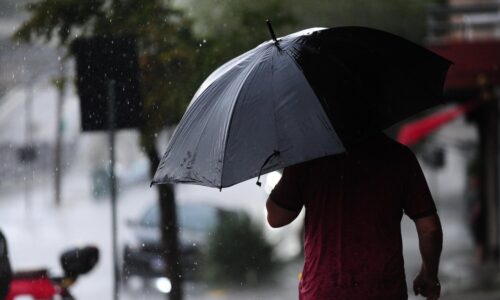 Chuva forte e temporais avançam pelo Rio Grande do Sul nesta quinta-feira
