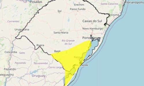 RS tem alerta para chuva intensa nesta quarta-feira; veja as regiões
