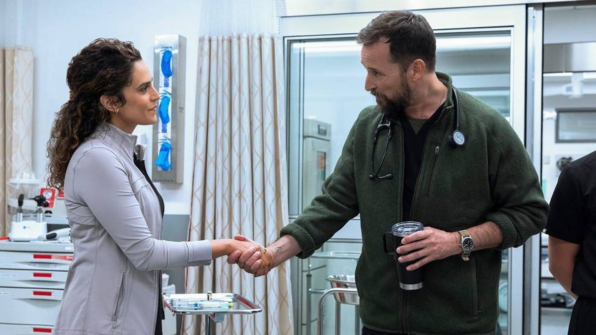 ‘The Pitt’ doctor Sepideh Moafi explains TV tension with Noah Wyle