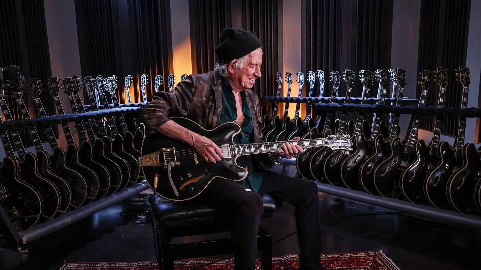 Gibson unveils two Keith Richards 1960 ES-355 guitars