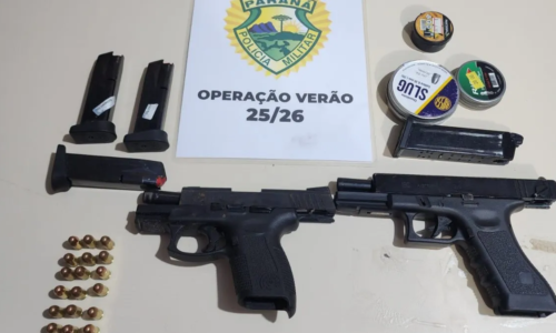 Adolescentes furtam arma de militar da reserva no Litoral do PR