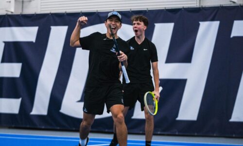 Fast Start Propels Men’s Tennis to 4-3 Victory Over Air Force